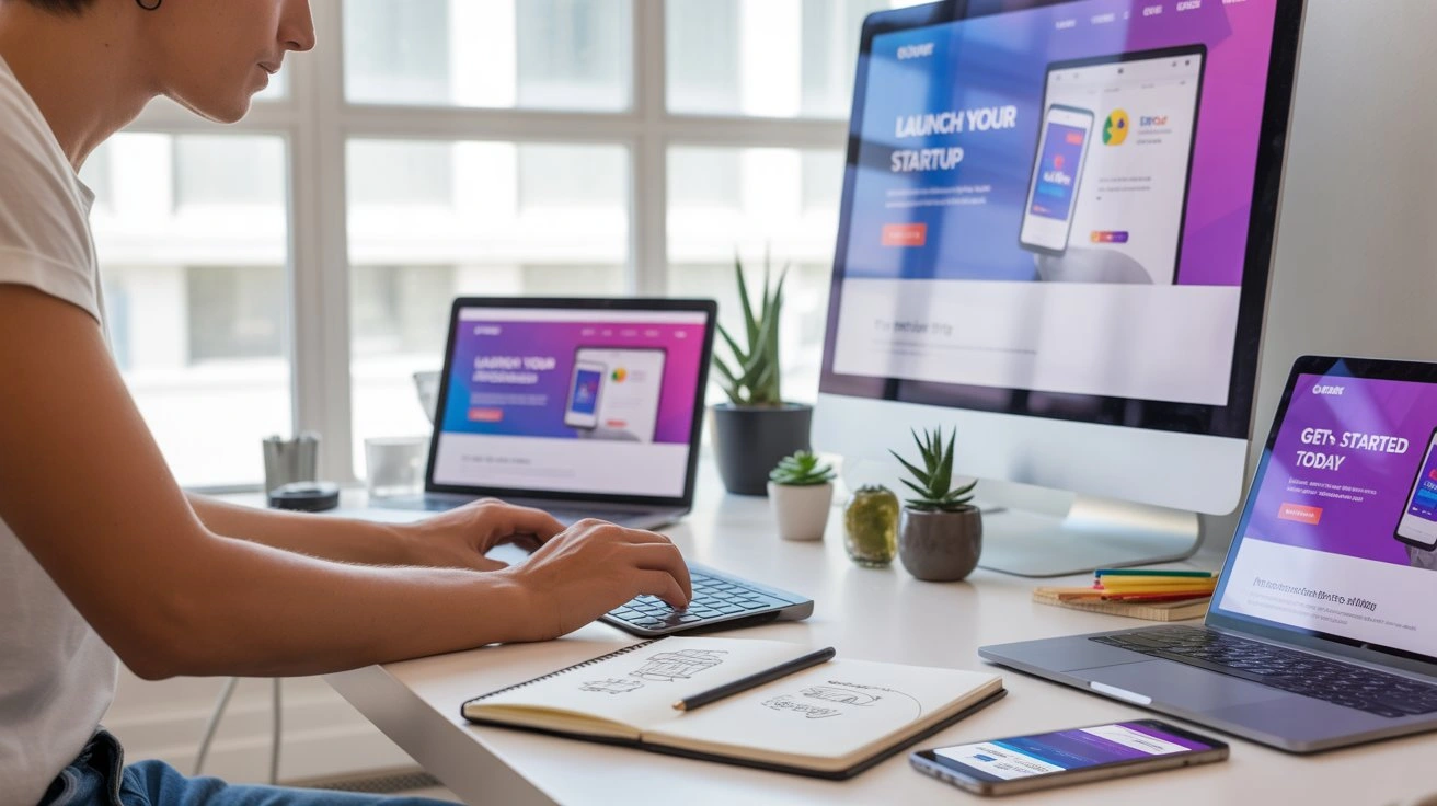 Startup & Landing Page Websites