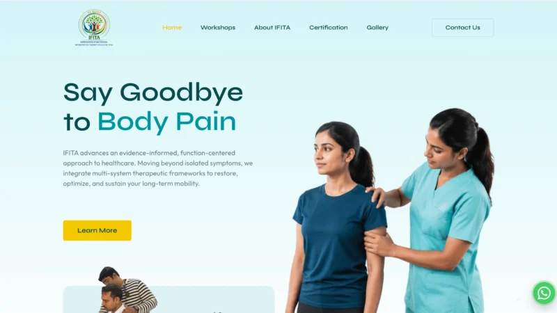 IFITA — WordPress Website for Healthcare Education